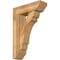 Ekena Millwork Olympic Slat Rough Sawn Bracket w/ Offset Brace, Western Red Cedar, 8"W x 26"D x 38"H BKT0806X26X38OLY06RWR - alternate 1